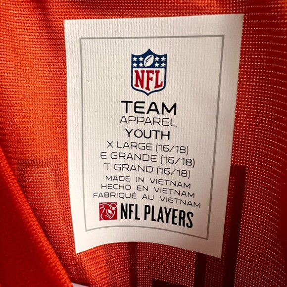 ✨ NWT NFL Team Apparel Chicago Bears Youth Jersey - XL (16/18) ✨ - Picture 5 of 6